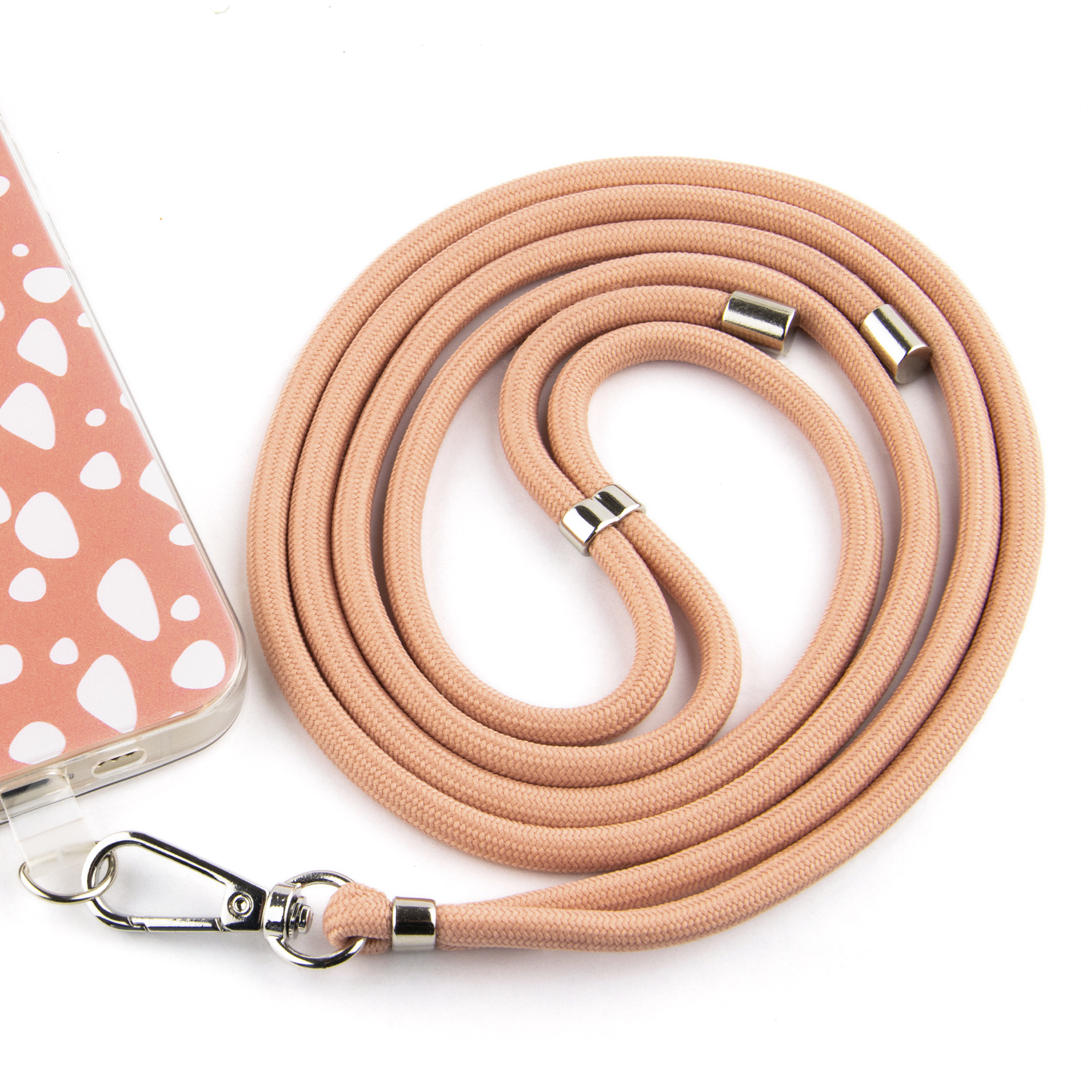 Phone cord universal Dusty Pink